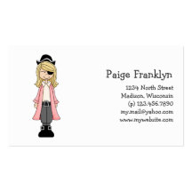Pink Pirates · Pirate Girl #2 Business Cards