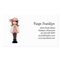 Pink Pirates · Pirate Girl #4 Business Card