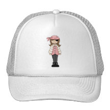 Pink Pirates · Pirate Girl #4 Mesh Hats