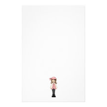 Pink Pirates · Pirate Girl #4 Customized Stationery