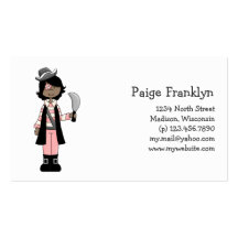 Pink Pirates · Pirate Girl #5 Business Card Template
