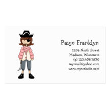 Pink Pirates · Pirate Girl #6 Business Cards