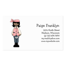 Pink Pirates · Pirate Girl #9 Business Card