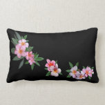 Pink Plumeria Throw Pillows