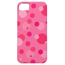 Pink Polka Dot Bubbles iPhone Case iPhone 5 Covers