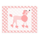 Pink Poodle Postcard