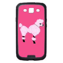 Pink Poodle Samsung Galaxy S3 Case