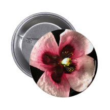 Pink Poppy Button