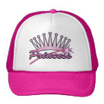 Pink Princess Crown Trucker Hat