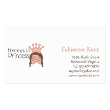 Pink Princess · Mummy's Lil Princess Business Card Template