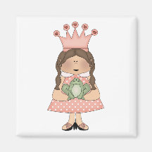 Pink Princess · Princess & Frog Magnet