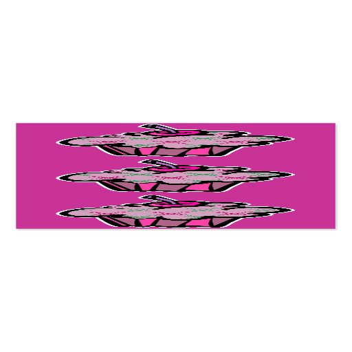 pink punk skull crossbones cupcake bookmark business card templates