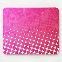 Pink Rage Grunge Art Mousepad
