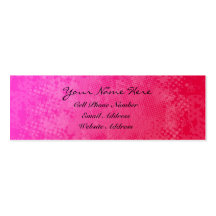 Pink Rage Grunge Profile And Business Card