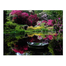 Pink Ramster gardens, Chiddingfold, Surrey, Englan Post Card