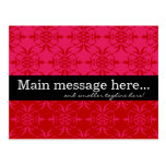 Pink & Red Orlee Sales Postcard