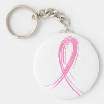 Pink Ribbon 2 Breast Cancer Key Chains