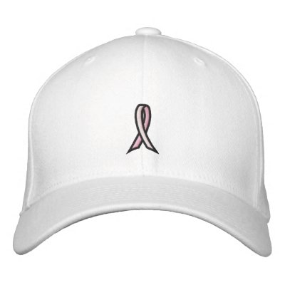 Pink Ribbon - Breast Cancer Awareness Embroidered Hats Pink Ribbon - Breast Cancer Awareness Embroidered Hats