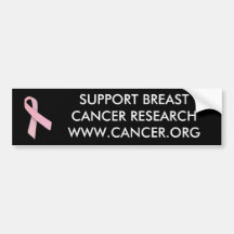 Pink Ribbon - bumper sticker