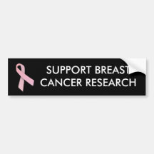 Pink Ribbon - bumper sticker