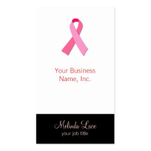 Pink Ribbon Business Card