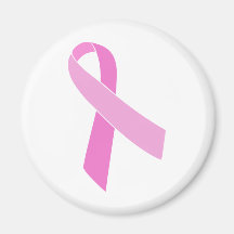 Pink Ribbon Customisable Magnets