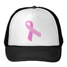 Pink Ribbon Customisable Mesh Hats
