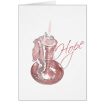 Pink Ribbon - Hope Candle cards