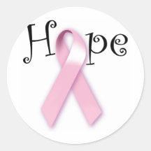 Pink Ribbon Hope Sticker
