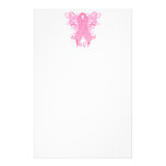 Pink Ribbon Love Stationery Paper