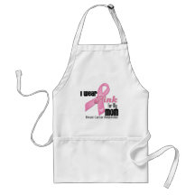 Pink Ribbon Mum Breast Cancer Aprons