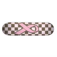 Pink Ribbon Skateboard