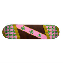 Pink Ribbon Skateboard Deck