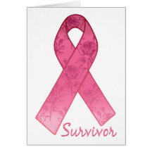 Pink Ribbon Survivor Greeting Cards