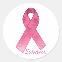 Pink Ribbon Survivor Stickers