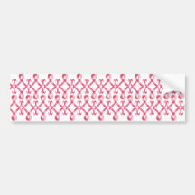 Pink Ribbon Thank You Bumper Stickers