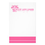 Pink Ribbons Every Day Customised Stationery