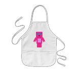 Pink Robot Apron
