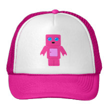 Pink Robot Hats