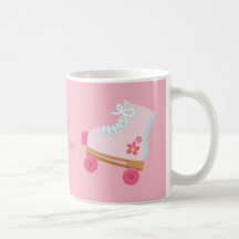 Pink Rollerskates Mug