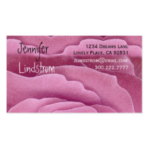 PINK Rose Business Card Template