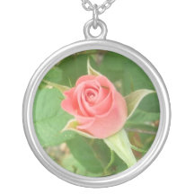 Pink Rose Necklace