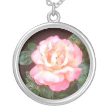 Pink Rose Necklaces