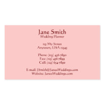 Pink Rose on Lace Business Cards
