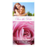 Pink Rose  /photo  "Save the Date" Photo Cards