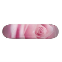 Pink Rose Skateboard Deck