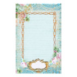 Pink Roses and Lace Stationery and Notes