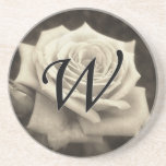 Pink Roses in Anzures 4 Antiqued Coasters