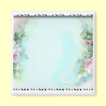 Pink Roses Victorian Style Design Magnet magnets