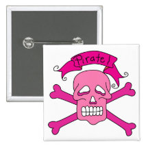 Pink Skull and Crossbones T-shirts and Gifts